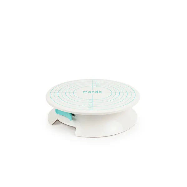 Professional Cake Decorating Turntable with Brake The Hunter's Pantry