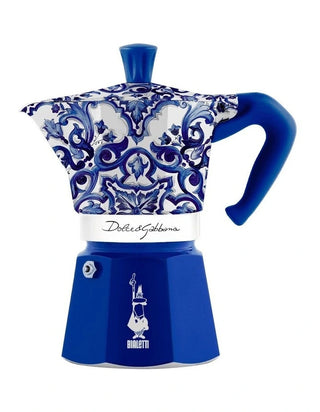 Dolce & Gabbana Moka Blue Induction coffee 6 cup