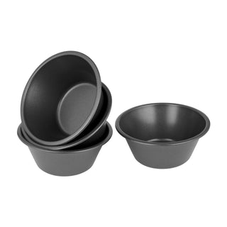 BMaster deep Round Pie Dish Set 4