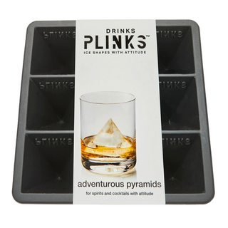 Drinksplinks 'Adventurous Pyramid' Silicone Ice Cube Mold Tray