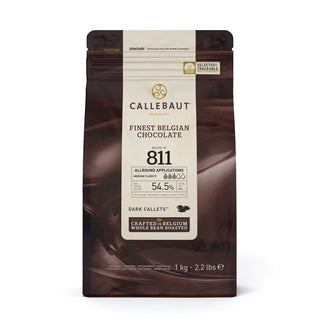 Callebaut 811 Bittersweet Dark Chocolate Callets 1kg