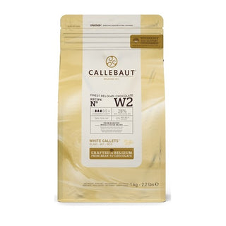 Callebaut W2 White Chocolate Callets 1kg