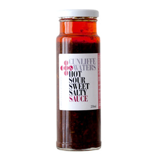 Cunliffe & Waters Hot Sour Sweet Salty Sauce 250ml