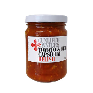Cunliffe & Waters Tomato & Red Capsicum Relish 260g