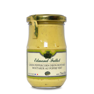 Edmond Fallot Dijon Mustard with Green Peppercorns 210g