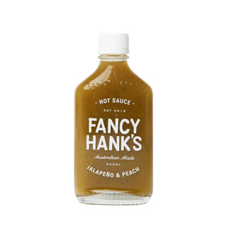Fancy Hank's Jalapeño & Peach Hot Sauce 200ml
