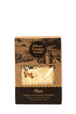 Silver Tongue Foods Fleur Sourdough Crackers 125g