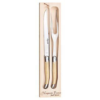 Jean Neron (Laguiole) Carving Set – Light Horn