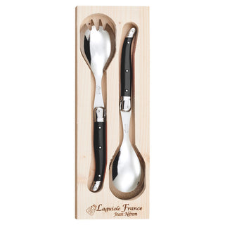 Jean Neron (Laguiole) Salad Server Set – Black