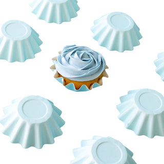 Papyrus Bloom Baking Cups 24 Pack - Blue