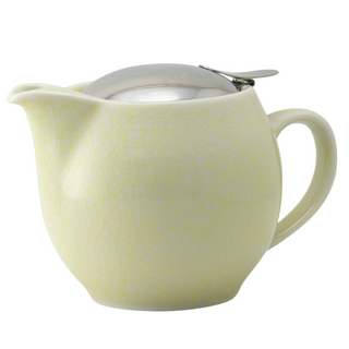 Zero Japan Universal Teapot 450ml - Yellow Artisan Crackle