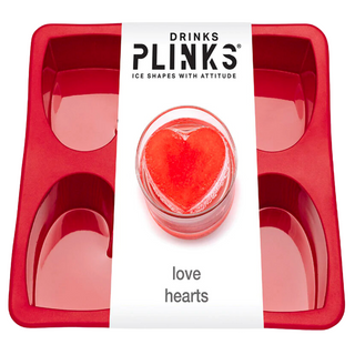 Drinksplinks Love Heart Silicone Ice Cube Mold Tray