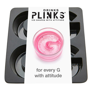 Drinksplinks Letter 'G' Silicone Ice Cube Mold Tray