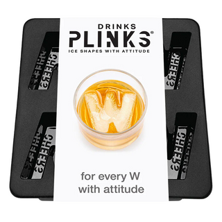 Drinksplinks Letter 'M/W' Silicone Ice Cube Mold Tray
