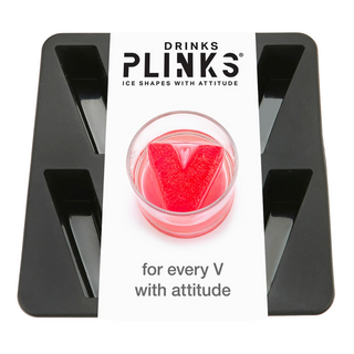 Drinksplinks Letter 'V' Silicone Ice Cube Mold Tray