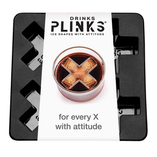 Drinksplinks Letter 'X' Silicone Ice Cube Mold Tray