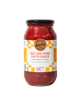 Saturday night pasta red wine sauce 500m
