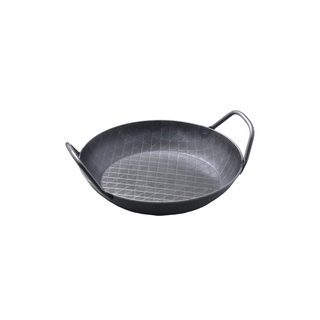 Turk Forged Two Handled Iron Pan 24cm