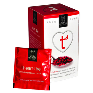Wild Hibiscus Red Heart Tea - 20 Teabags