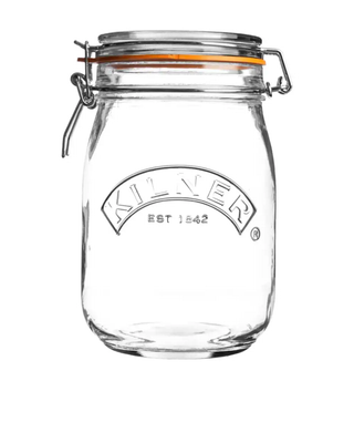 kilner round clip top jar 1 litre