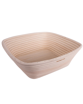 Bakemaster Square Banneton 25cm x 25 x 8.5cm