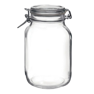 Bormioli Rocco Fido 2L Jar with Clear Lid