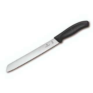 Victorinox Bread Knife - Wavy Black 21cm