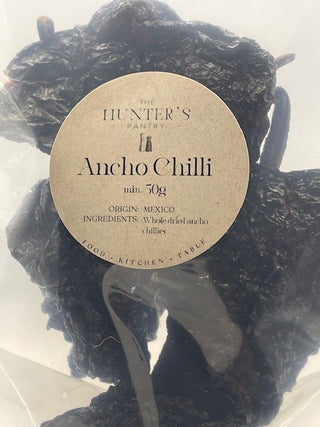 The Hunter's Pantry Ancho Chillies 50g