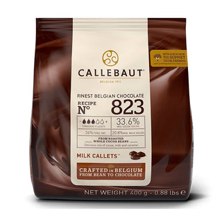Callebaut 823 Milk Chocolate Callets 400g