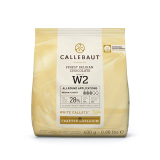 Callebaut W2 White Chocolate Callets 400g