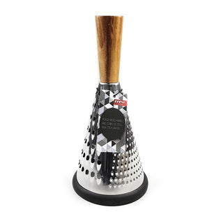 Stainless Steel Grater with Acacia Handle