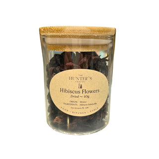 The Hunter's Pantry Dried Hibiscus Flowers - 40g
